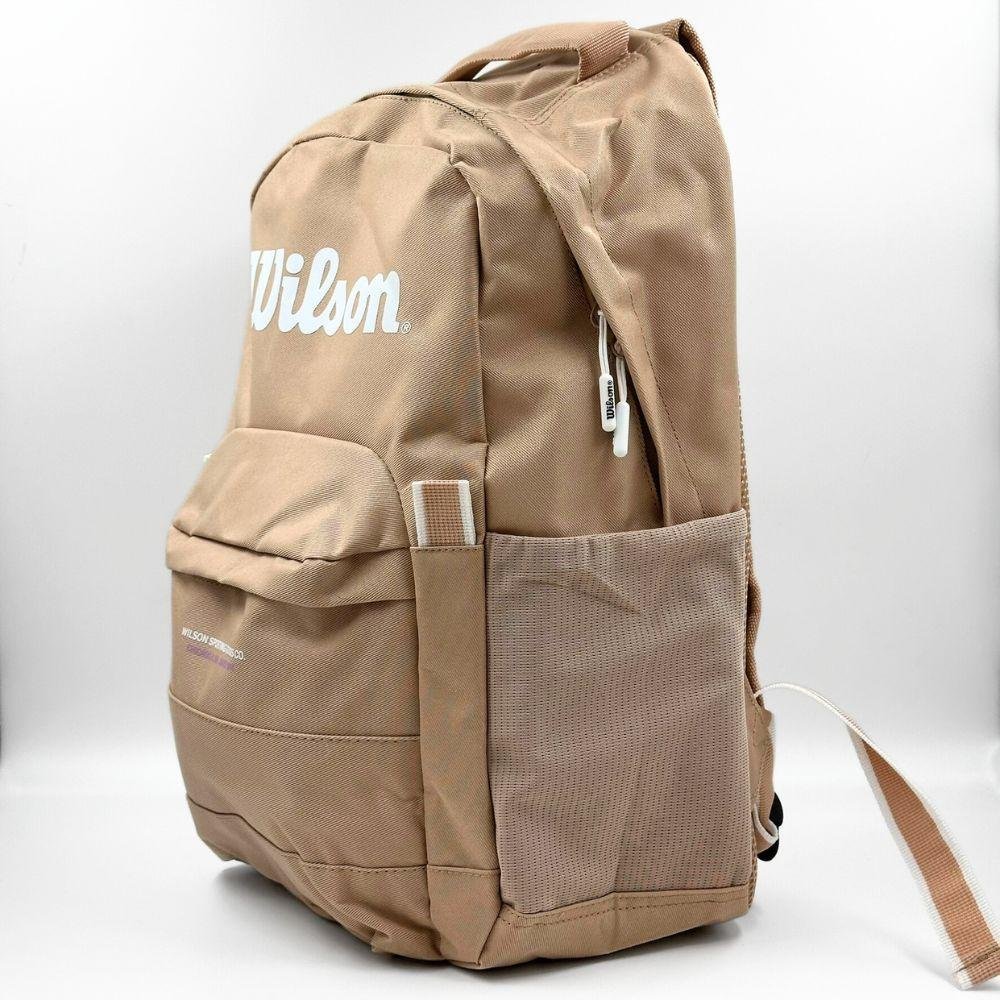 Mochila Wilson Casual Unissex Bege 2