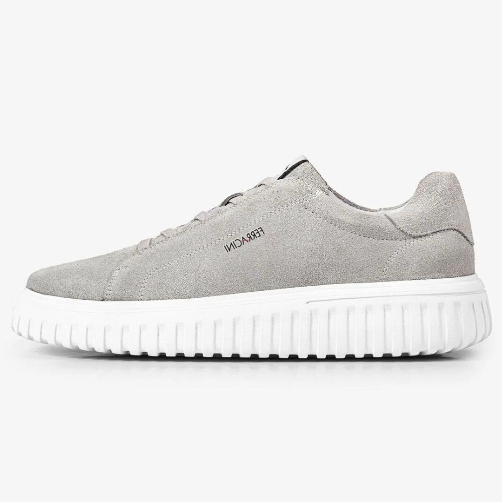 Sapatênis Ferracini Sneaker em Camurça com Cadarço Elástico Masculino