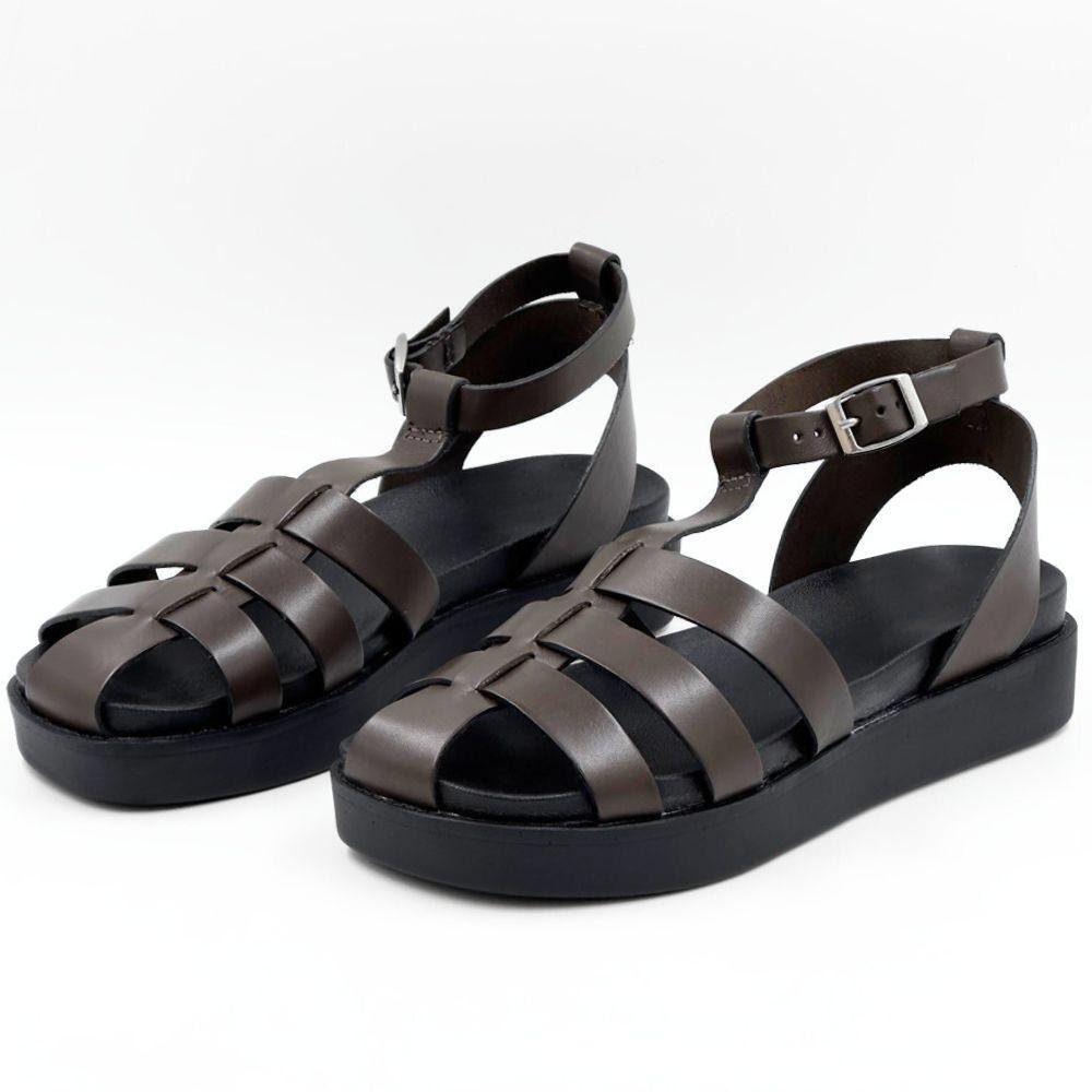 Sandália Bottero Casual Rasteira Feminina Café 2