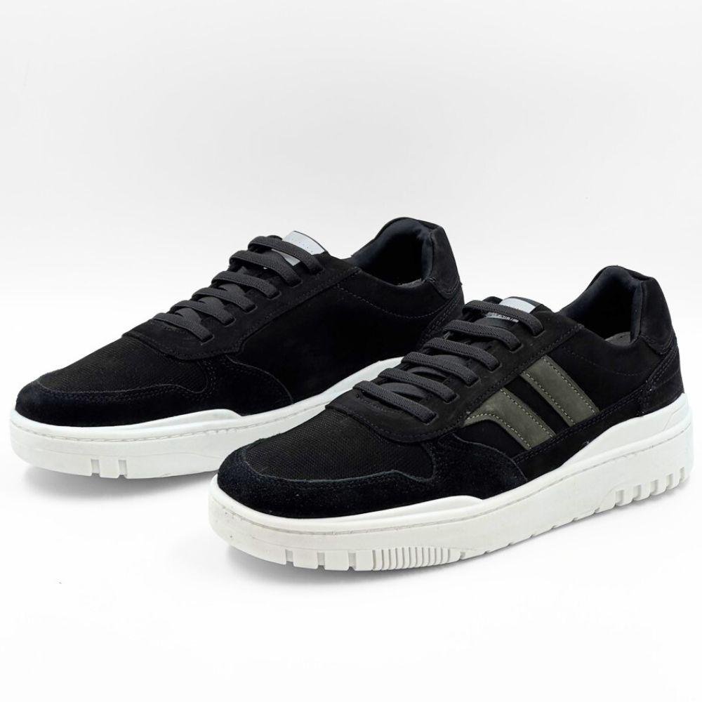 Sapatênis Ferracini Index com Cadarço em Elástico Masculino Preto 2