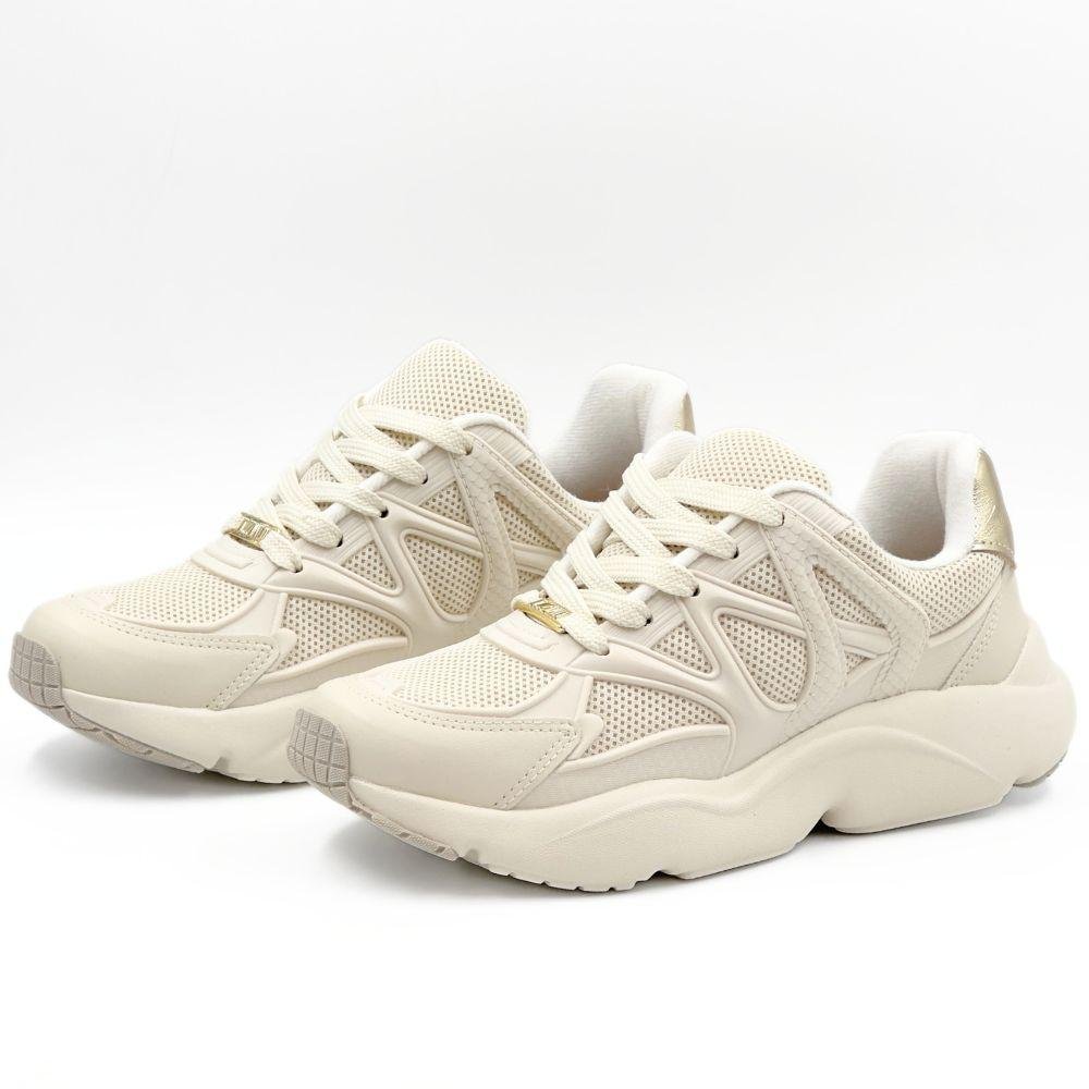 Tênis Vizzano Flatform Casual com Cadarço Feminino Branco 2