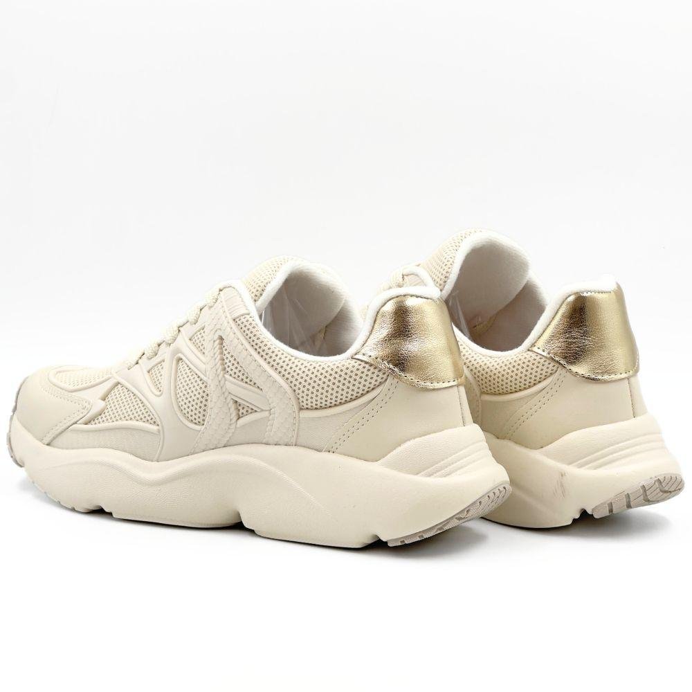 Tênis Vizzano Flatform Casual com Cadarço Feminino Branco 3