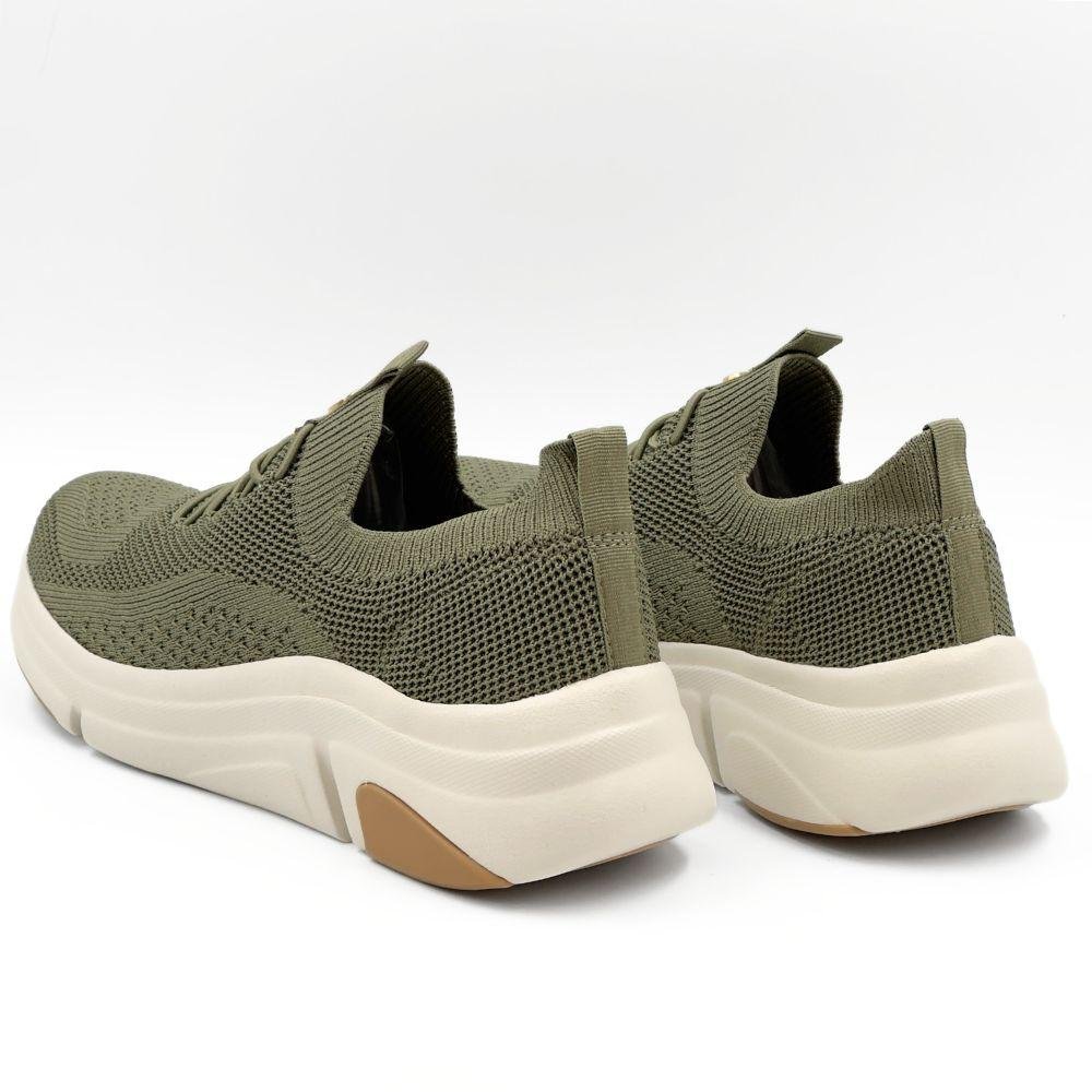 Tênis Modare Casual Slip em Knit Feminino Verde 3