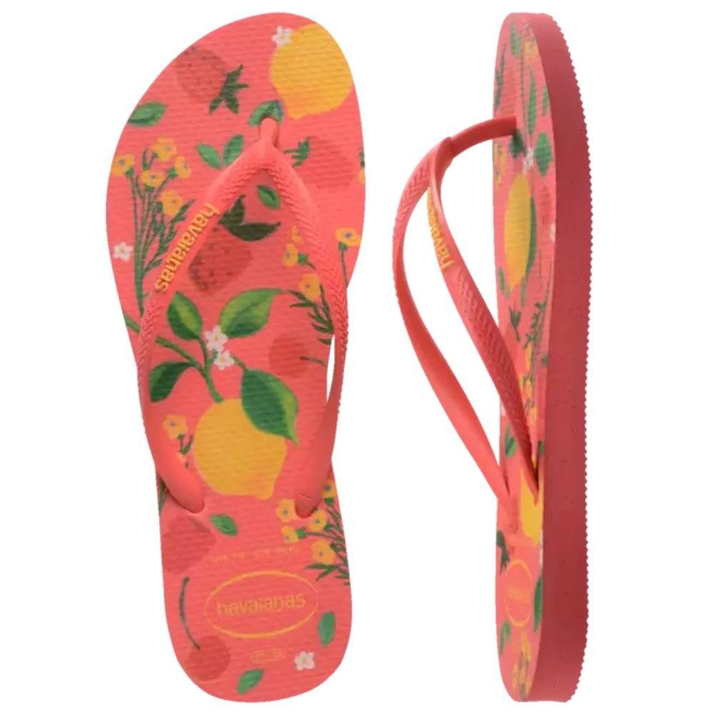 Chinelo Havaianas Slim Summer Bliss Feminino Salmão 4