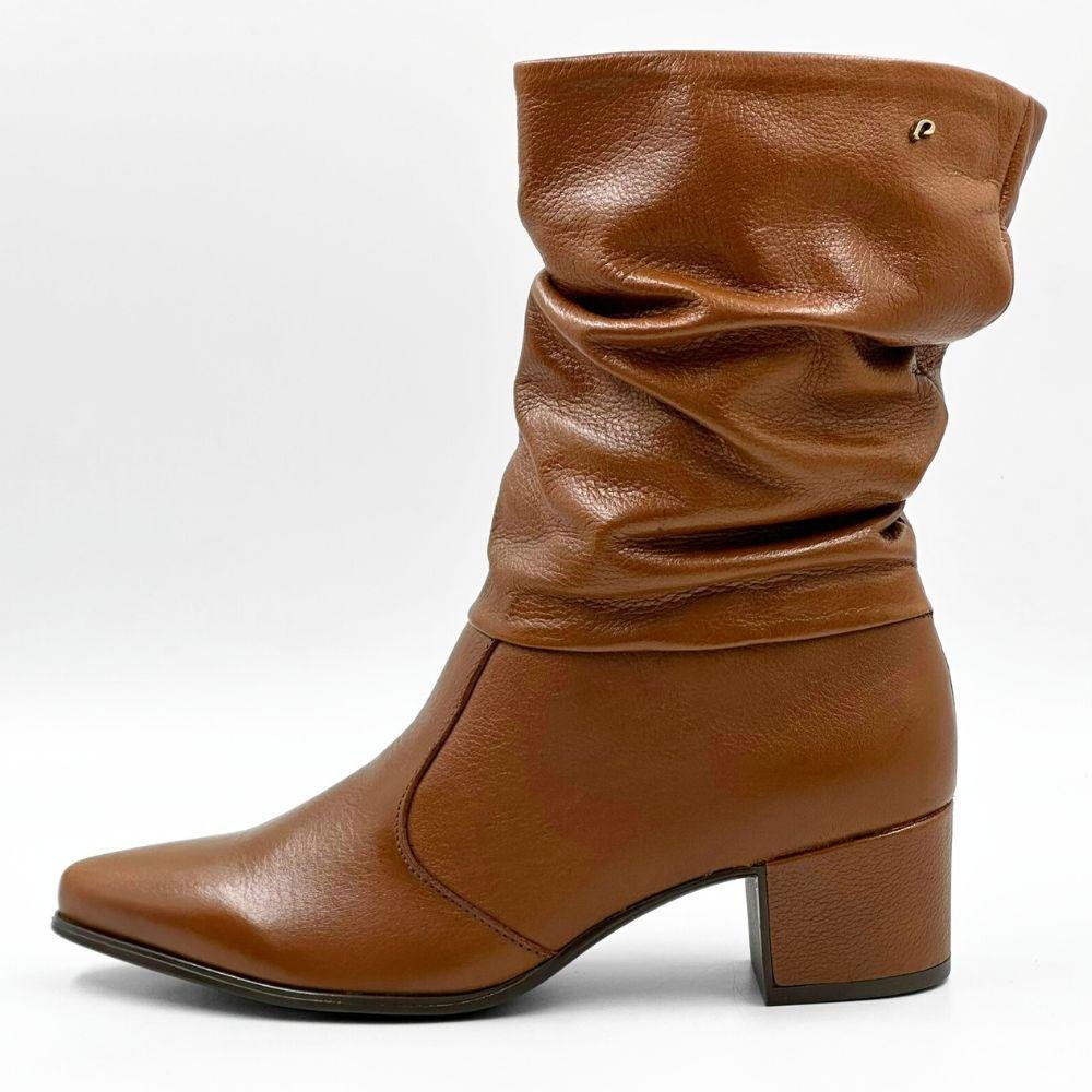 Bota Pegada Cano Médio Salto Médio Feminina