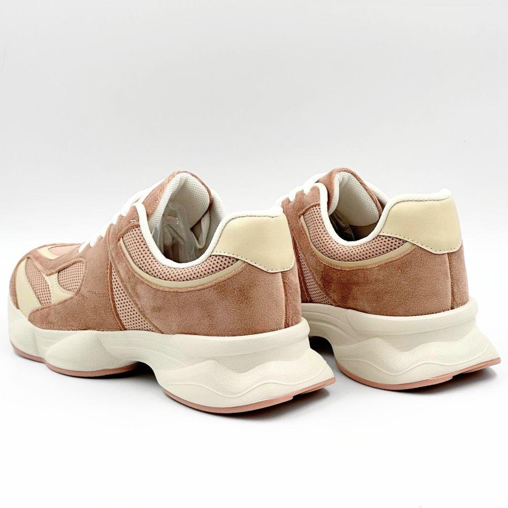 Tênis Vizzano Casual Flatform com Suede Feminino Nude 4