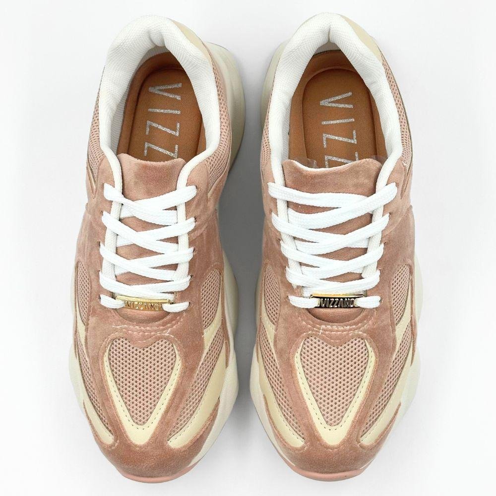 Tênis Vizzano Casual Flatform com Suede Feminino Nude 5