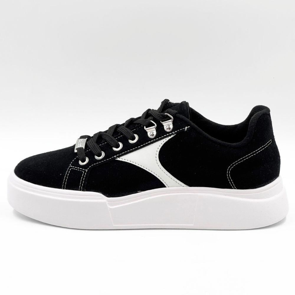 Tênis Moleca Casual Flatform em Camurça Feminino