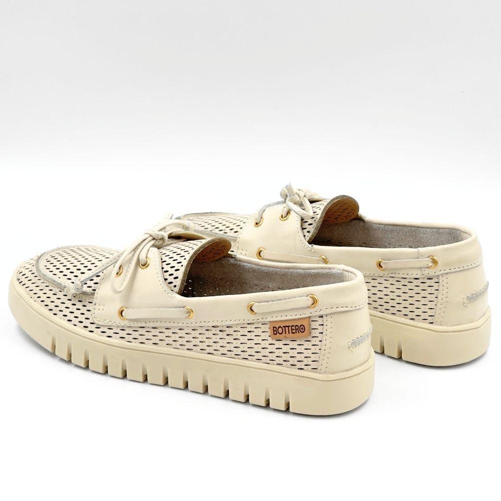 Sapato Bottero Mocassim com Cadarço Feminino Bege 3