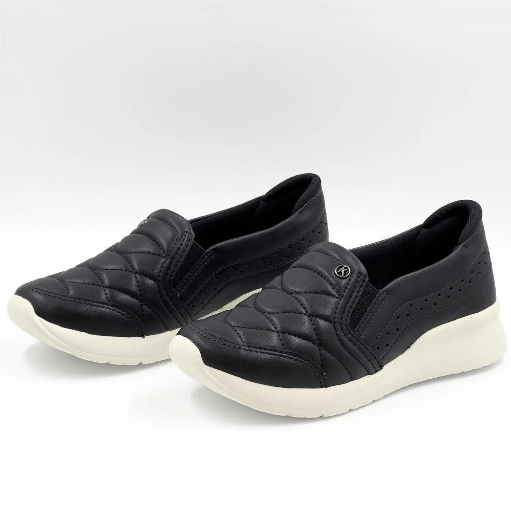 Tênis Kolosh Slip Casual Feminino Preto 2