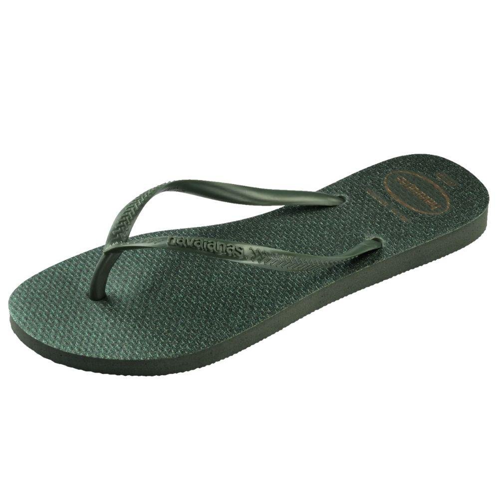 Chinelo Havaianas Slim Gloss Tira Fina Feminino Verde 2
