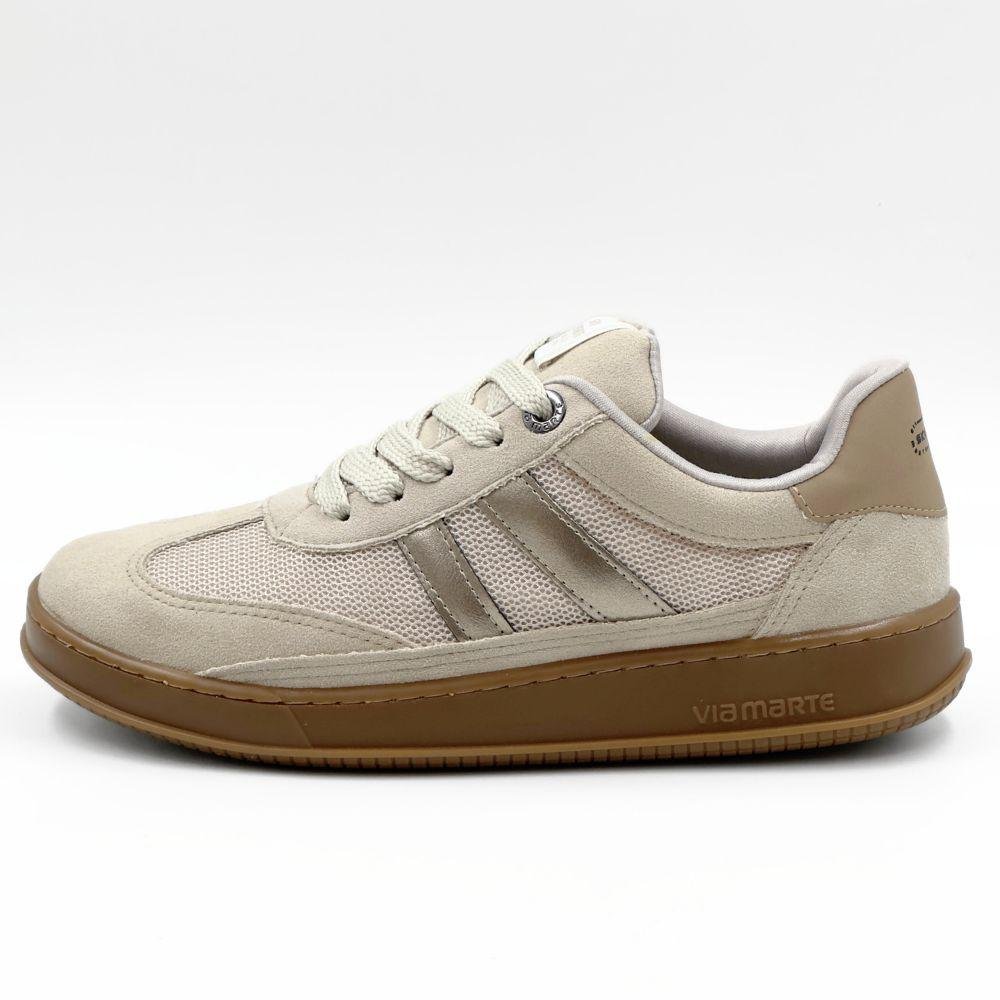 Tênis Via Marte Casual em Camurça com Cadarço Feminino