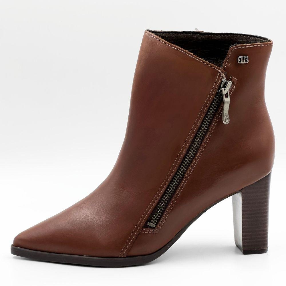 Bota Bottero Cano Curto Salto Alto Feminina