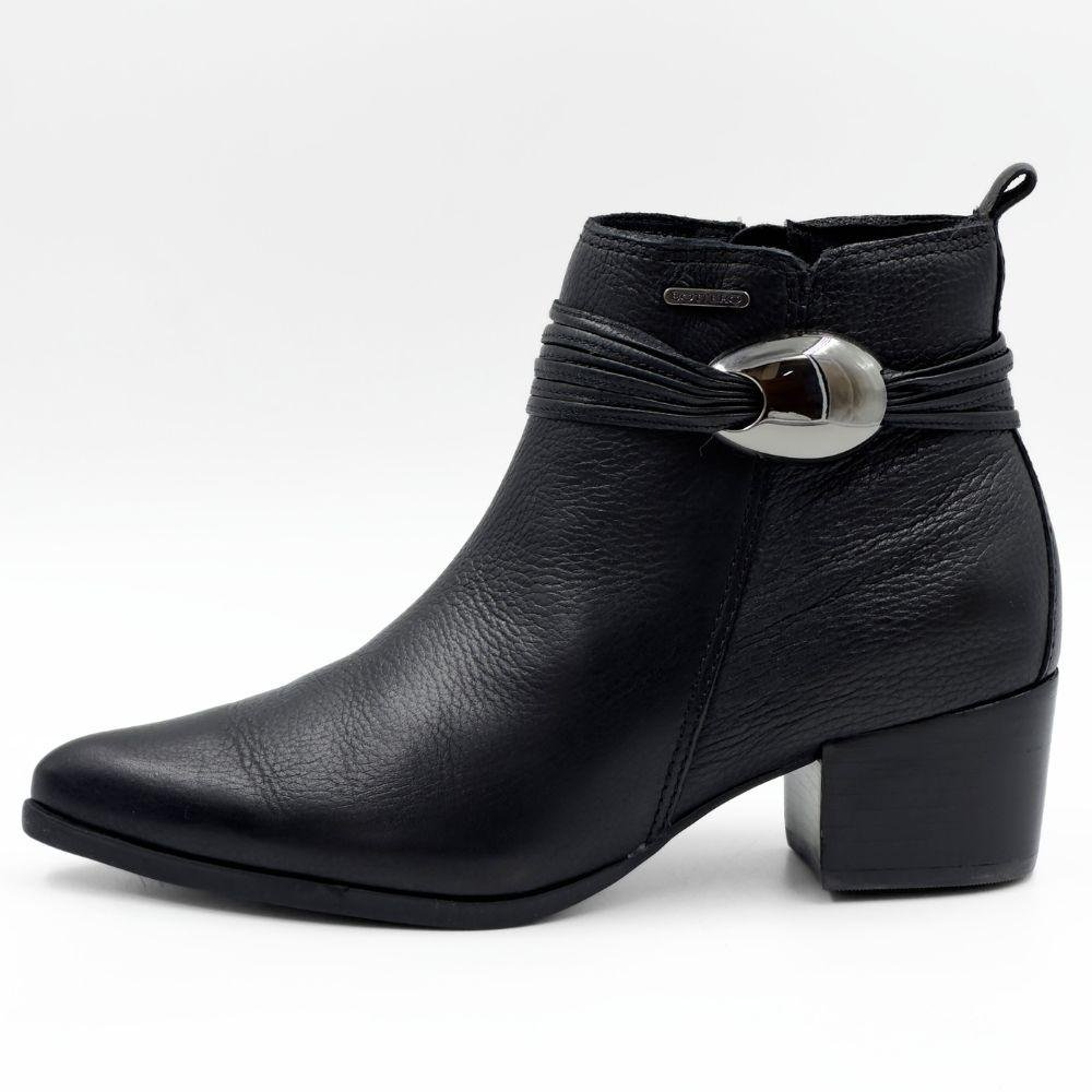 Bota Bottero Cano Curto Salto Médio Feminina