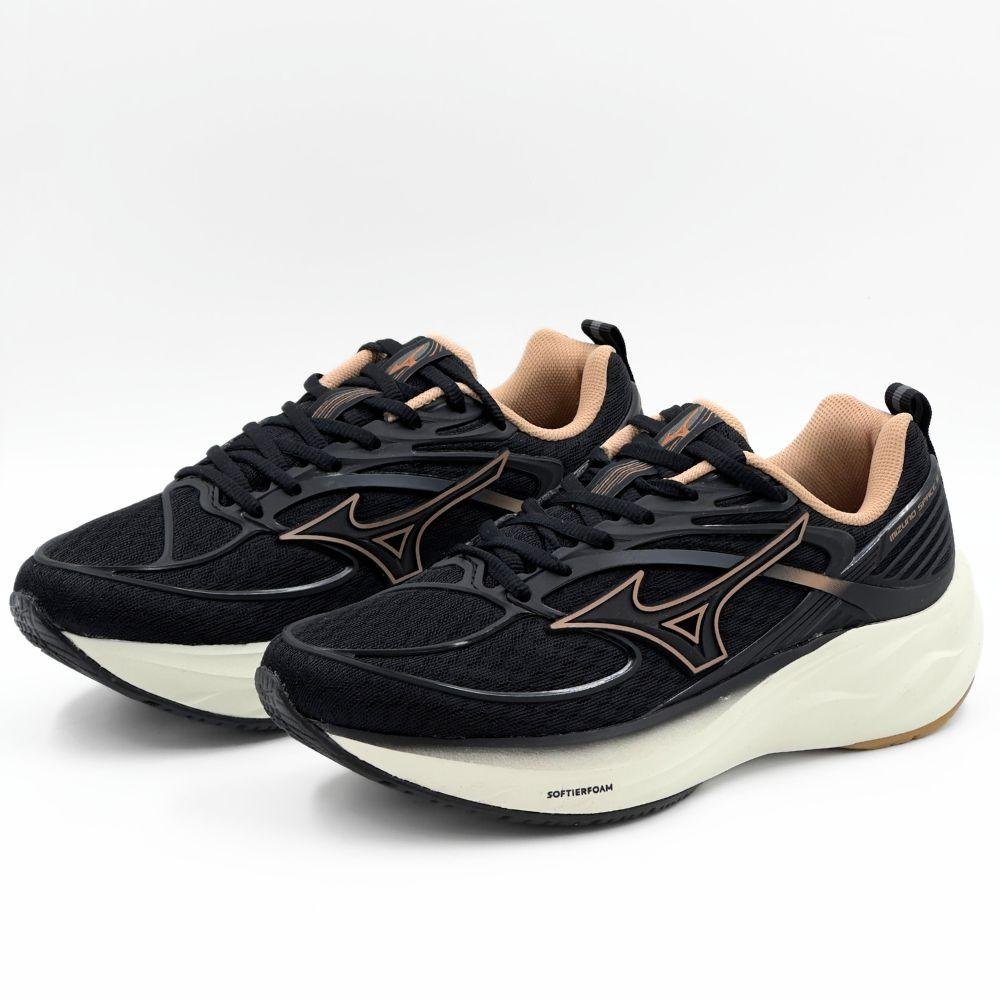 Tênis Mizuno Esportivo Space 6 com Cadarço Feminino Preto 2