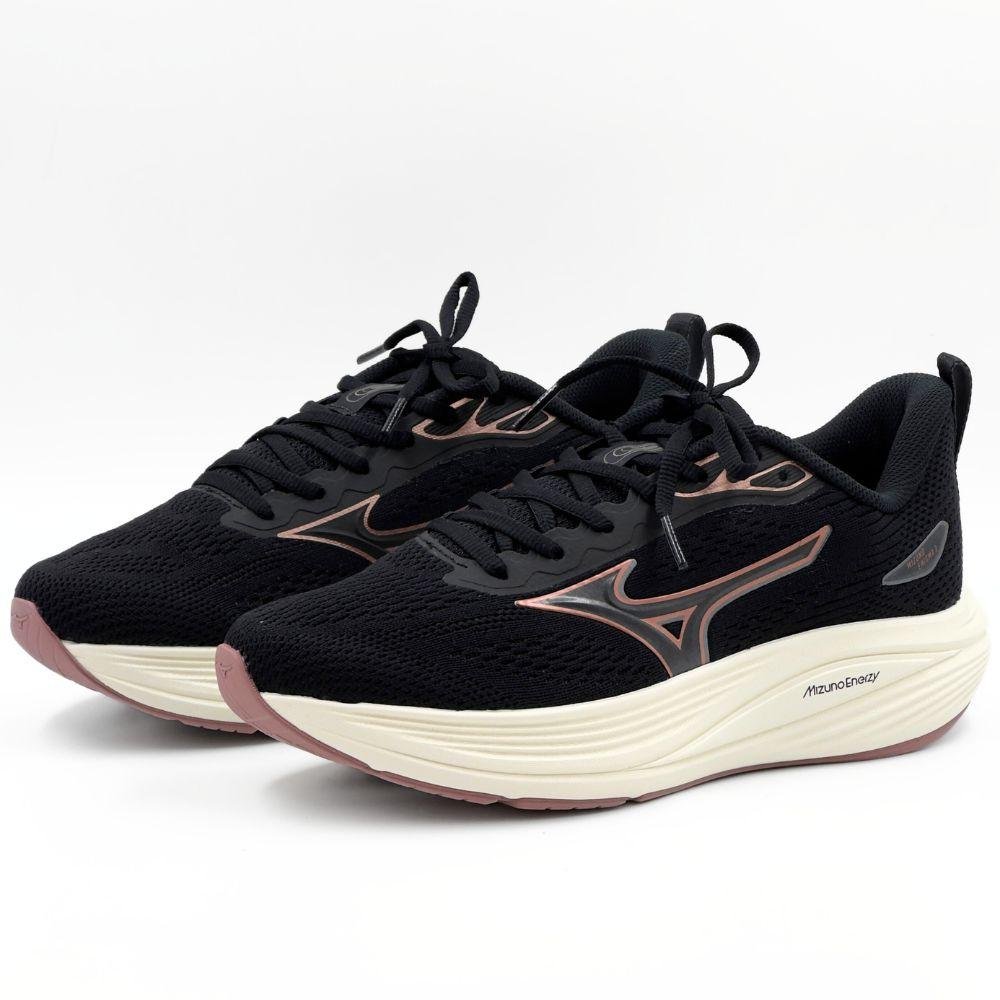 Tênis Mizuno Esportivo Enigma 3 com Cadarço Feminino Preto 2