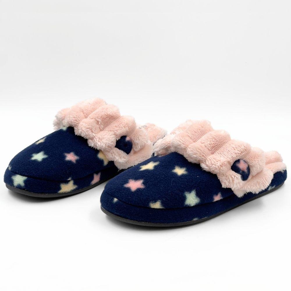 Pantufa Katurê Estampada em Soft Feminina Marinho 2