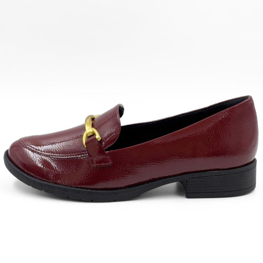 Sapato Piccadilly Mocassim em Verniz Feminino