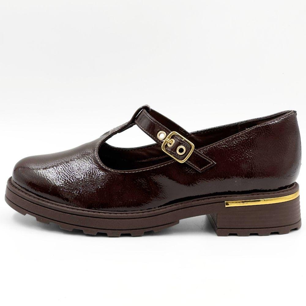 Sapato Piccadilly Boneca Loafer em Verniz Feminino
