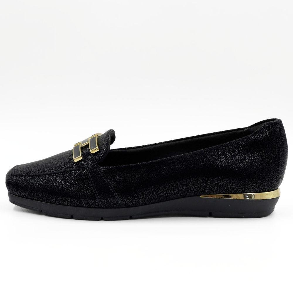 Sapato Piccadilly Anabela Bico Quadrado Feminino