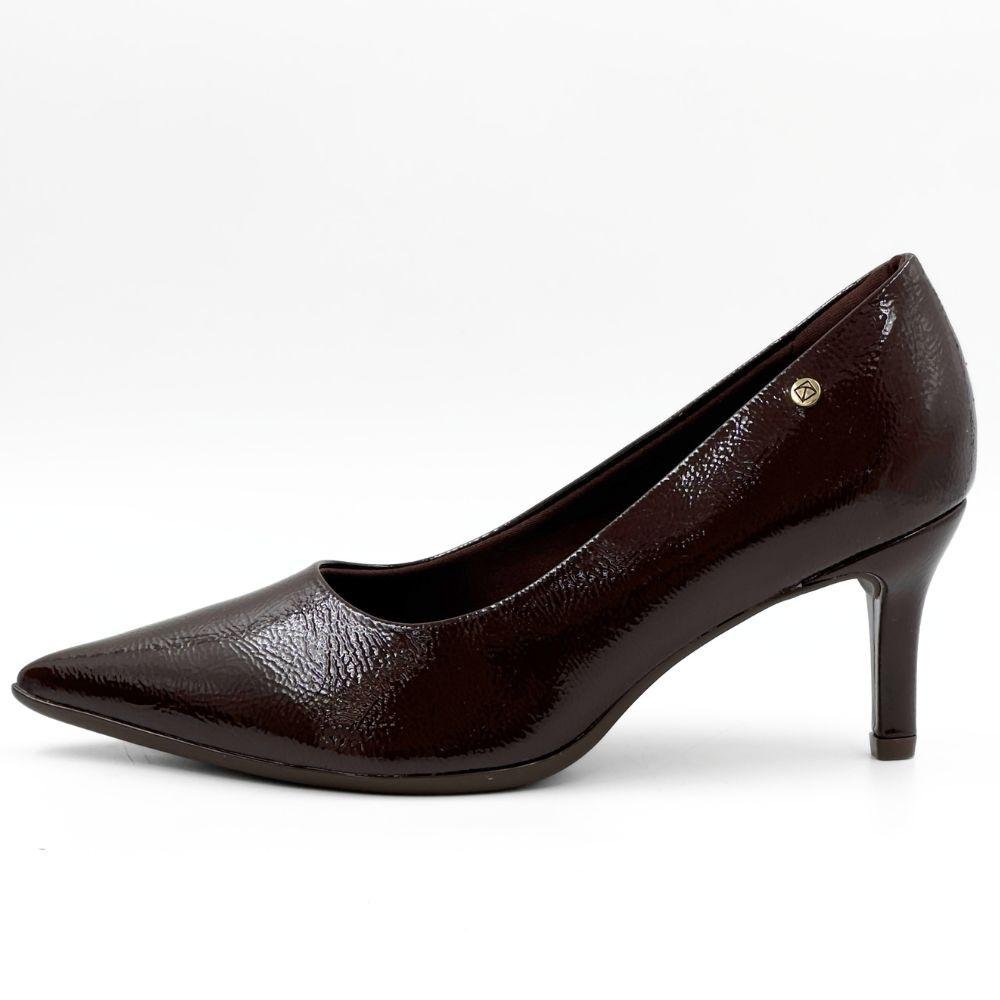Sapato Piccadilly Scarpin em Verniz Salto Fino Feminino