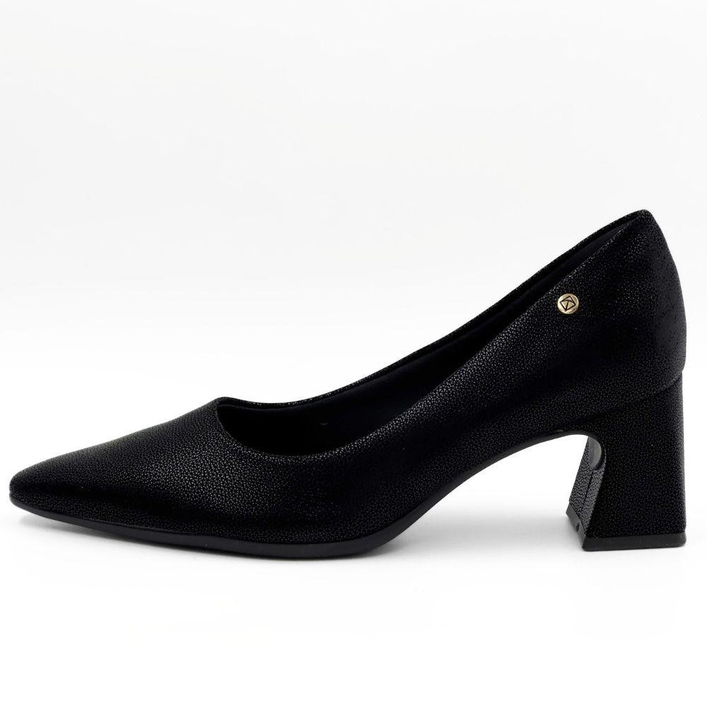 Sapato Piccadilly Scarpin Bico Fino Salto Bloco Feminino