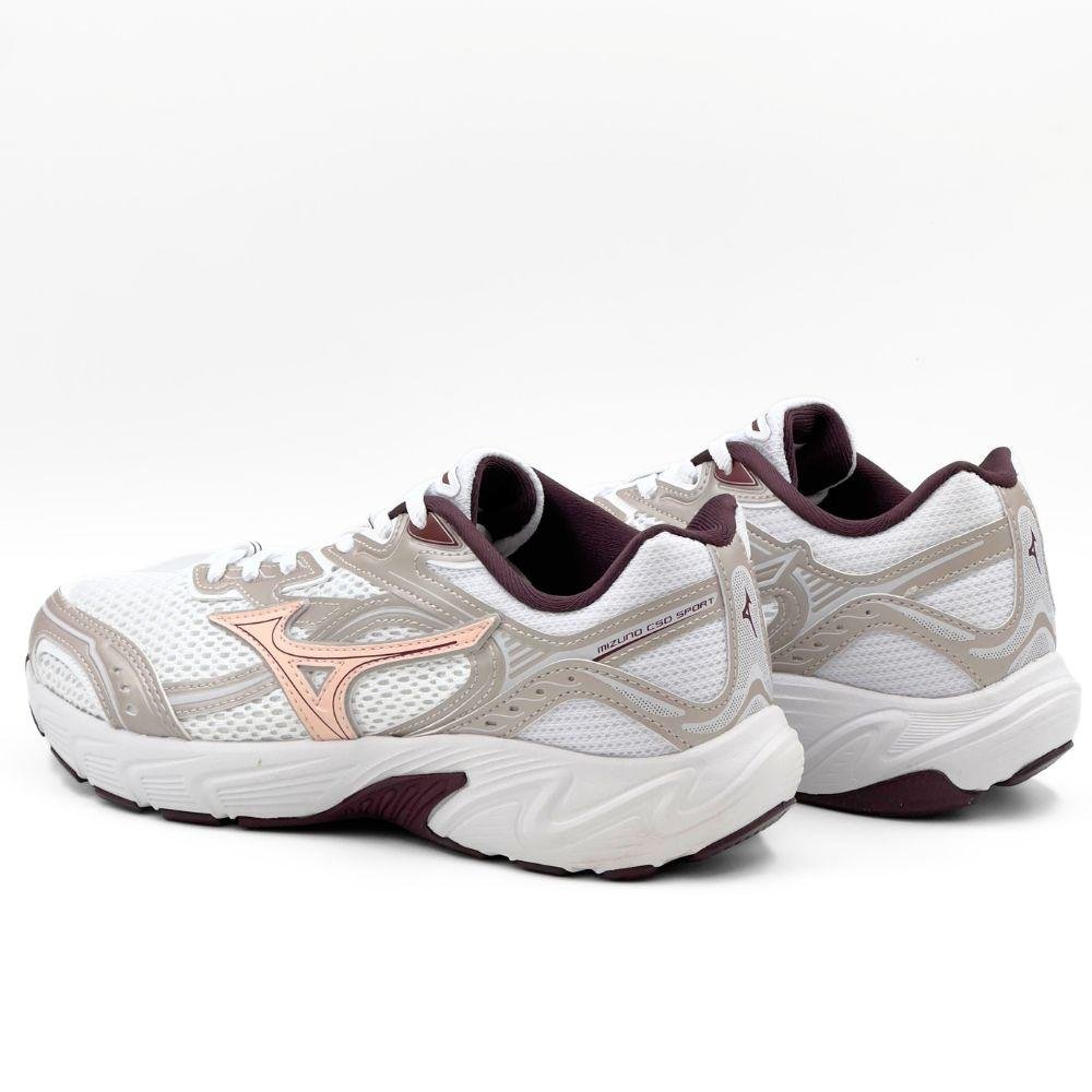 Tênis Mizuno Esportivo Csd Sport com Cadarço Feminino Branco 3