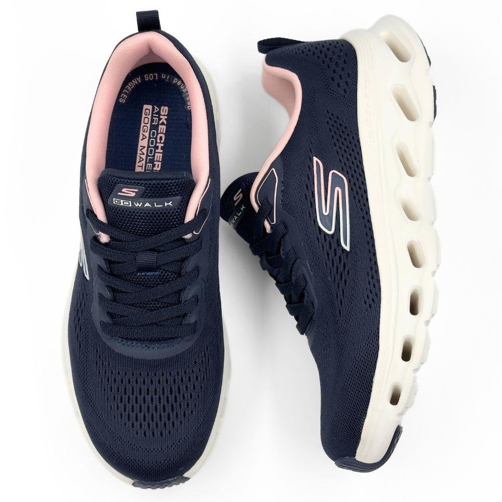 Tênis Skechers Esportivo Go Walk Glide-Step 2.0 Feminino Azul 4