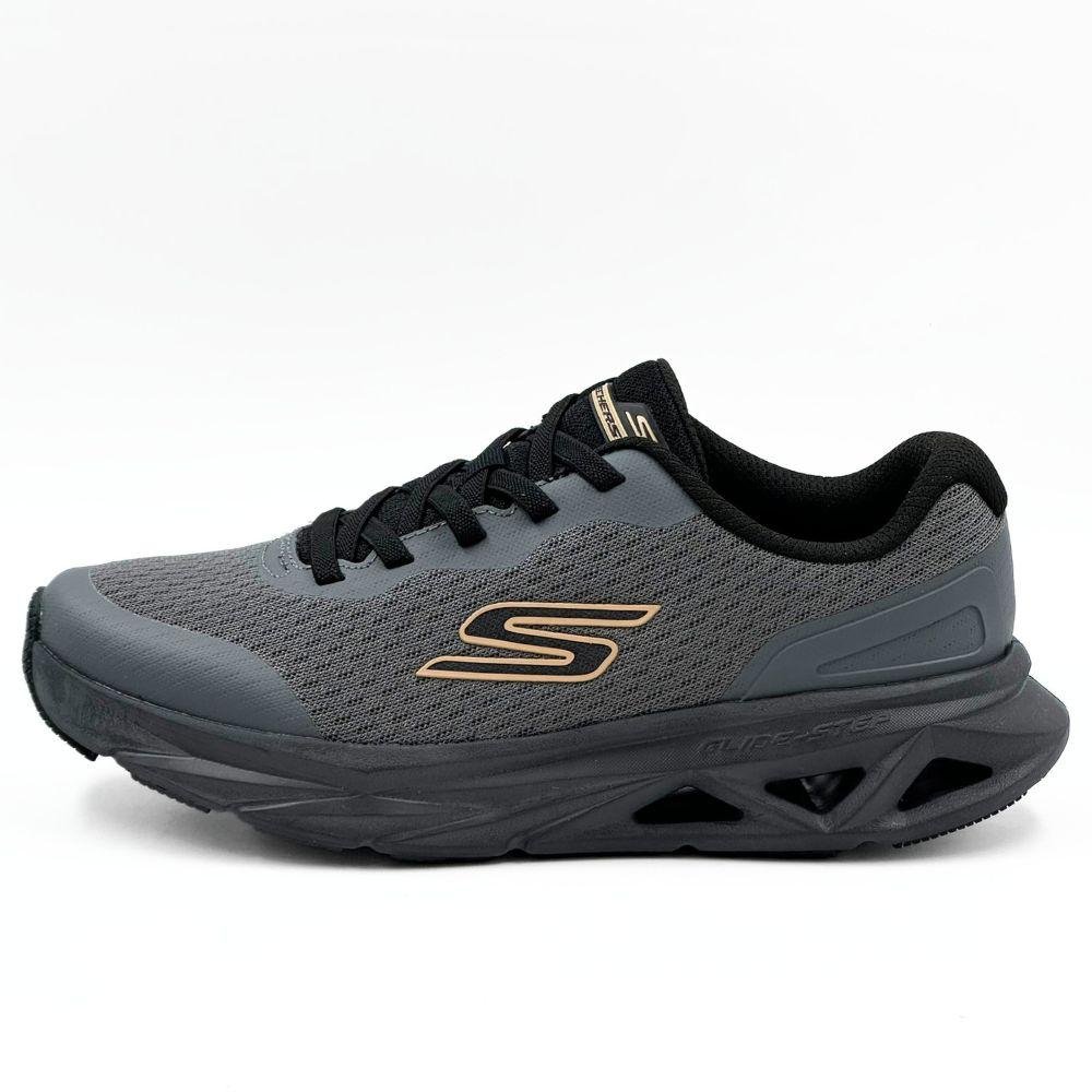 Tênis Skechers Esportivo Glide-Step Vortex com Cadarço Masculino