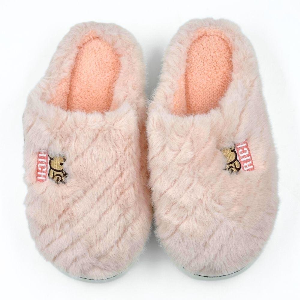 Pantufa Europa Nuvem Chic em Pelo Feminina Rosa 3