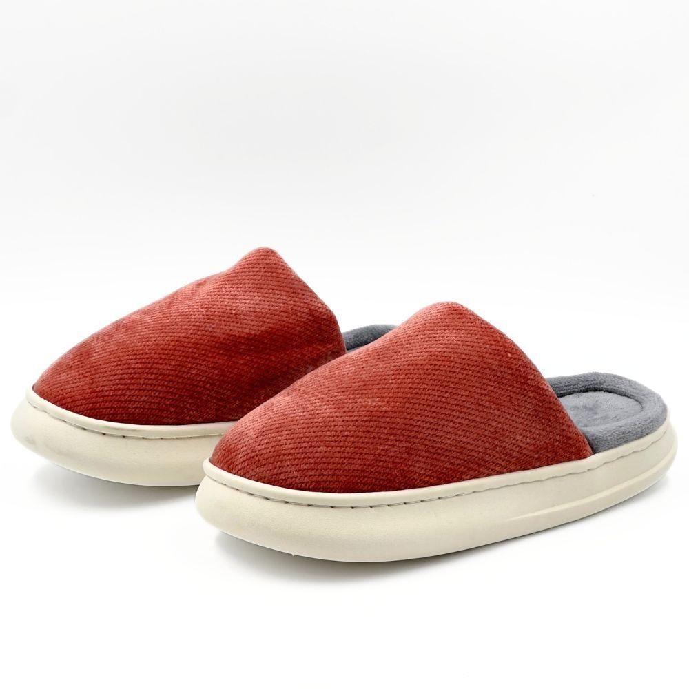 Pantufa Europa Fofa em Fleece Unissex Vermelho 2