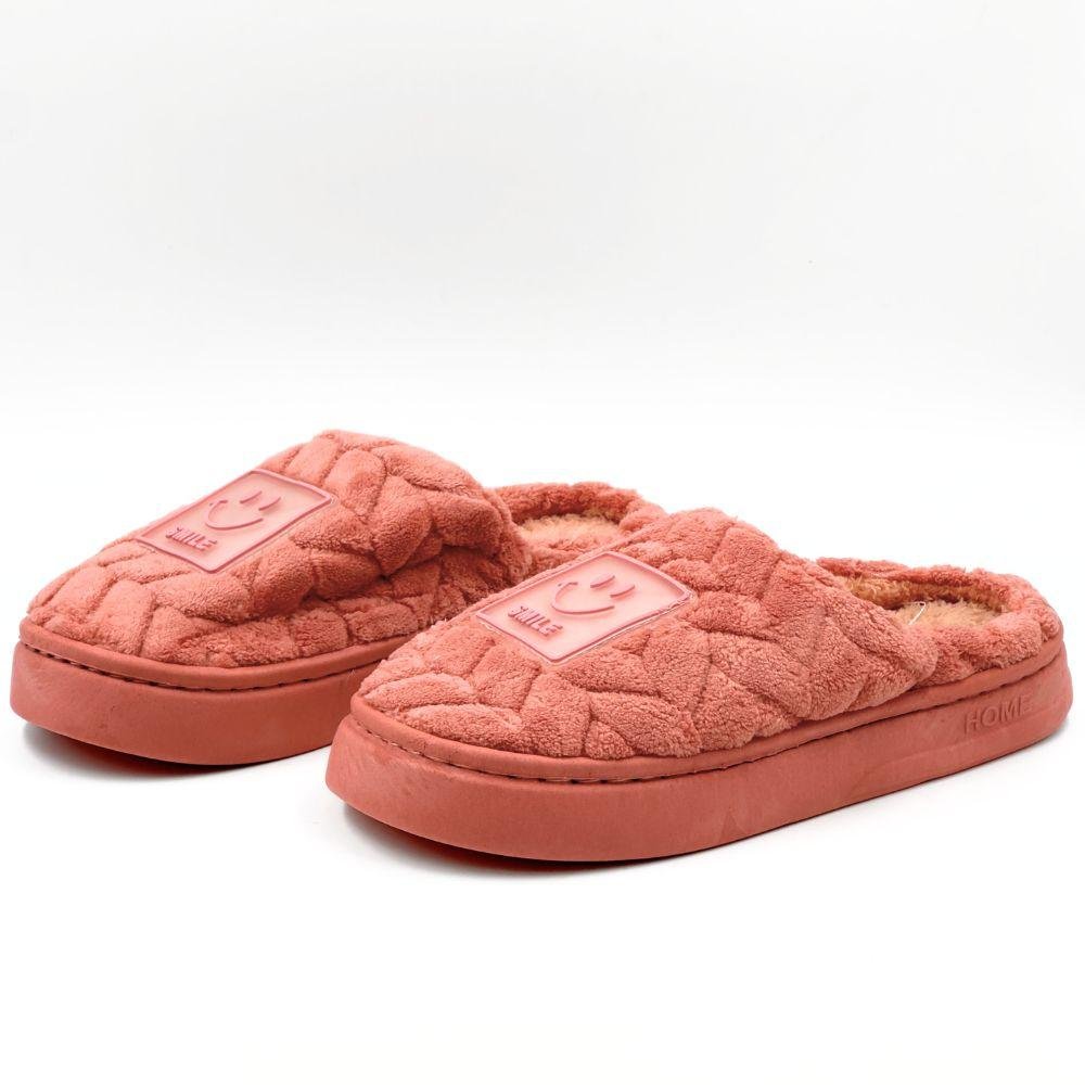 Pantufa Europa Nuvem Sabrina em Fleece Feminina Rosa 2