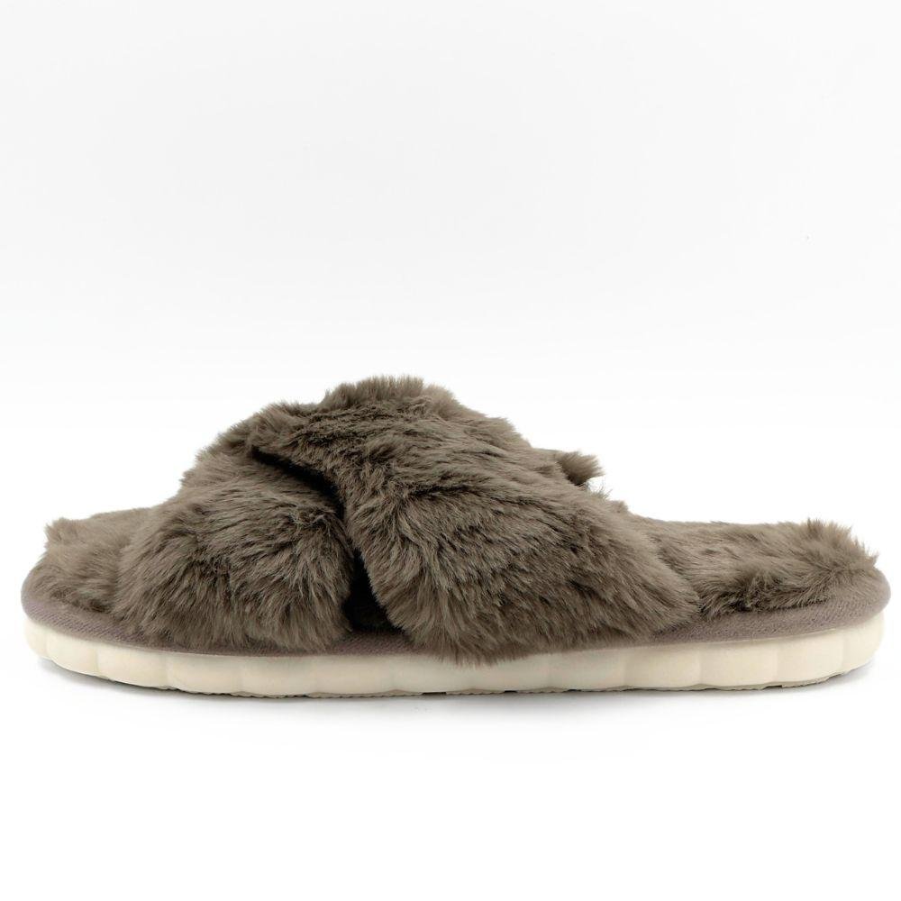 Pantufa Europa Carolina Slide em Pelo Feminina
