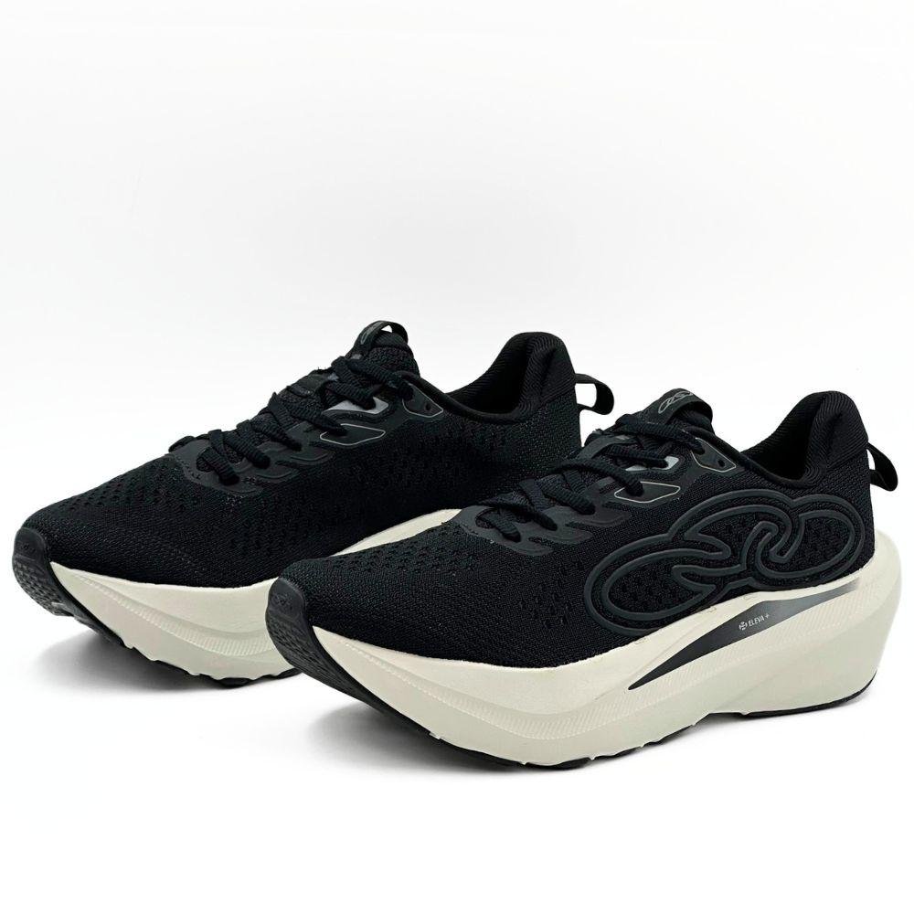 Tênis Olympikus Esportivo Nuvem Corrida com Cadarço Masculino Preto 2
