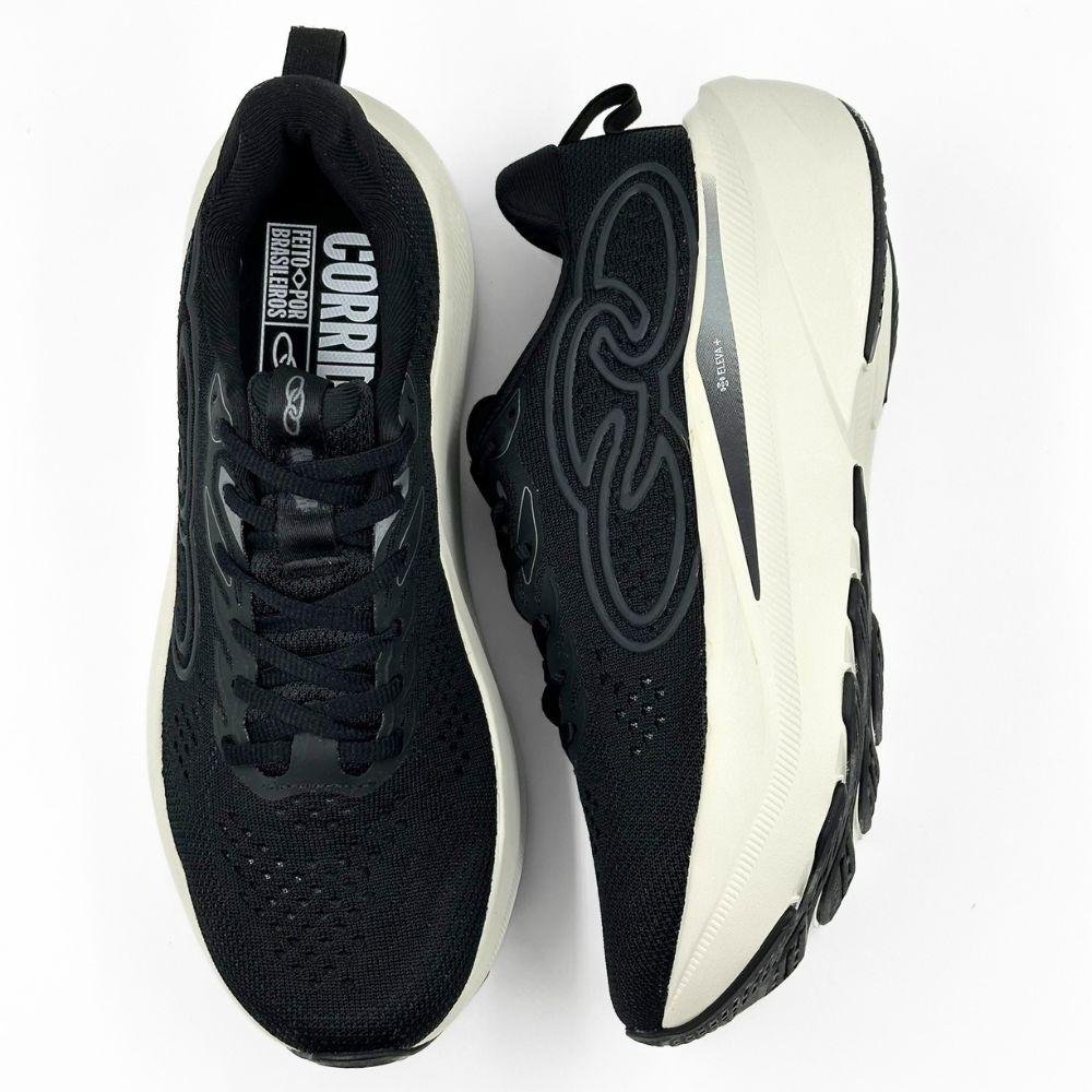 Tênis Olympikus Esportivo Nuvem Corrida com Cadarço Masculino Preto 4