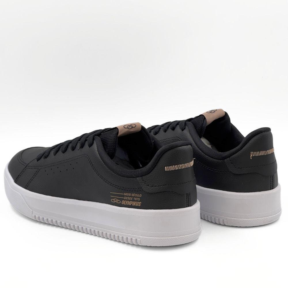 Tênis Olympikus Casual Eros 2 com Cadarço Masculino Preto 3