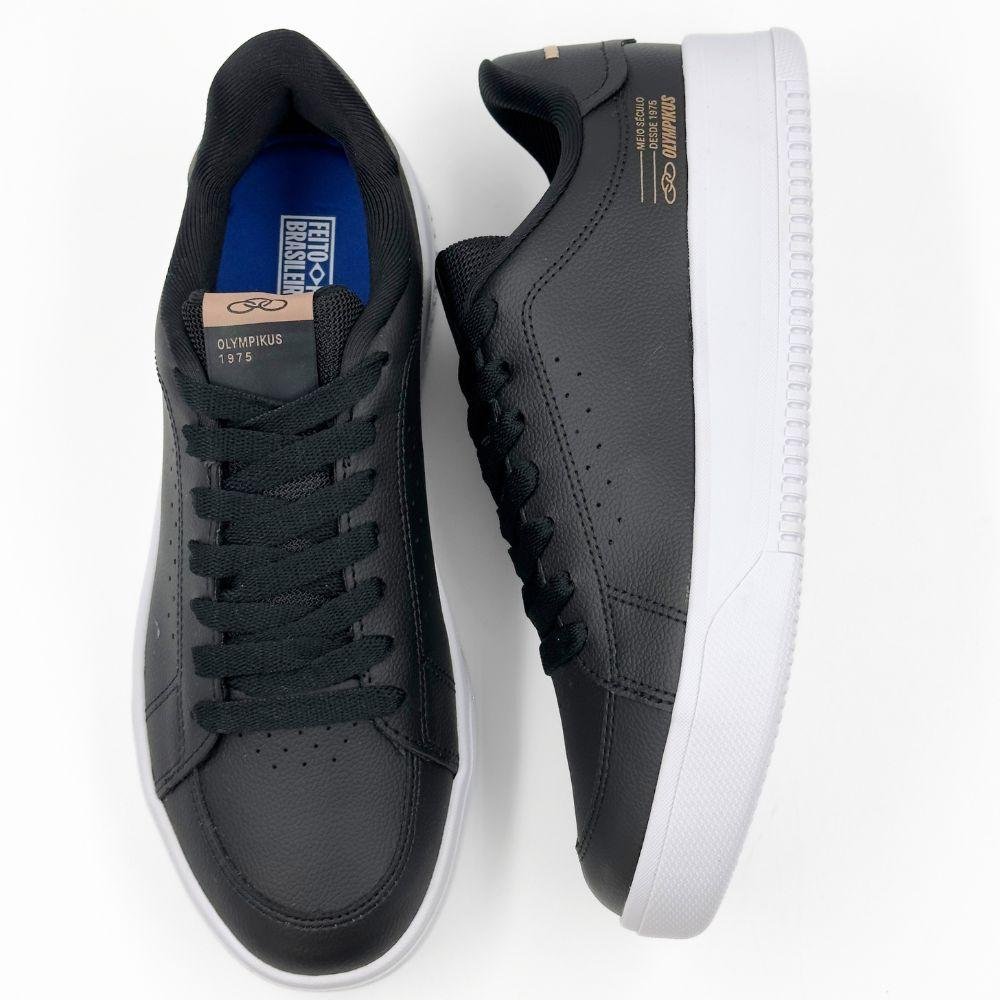 Tênis Olympikus Casual Eros 2 com Cadarço Masculino Preto 4