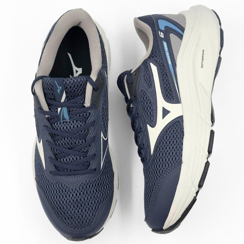 Tênis Mizuno Esportivo Hawk 6 com Cadarço Masculino Marinho 4