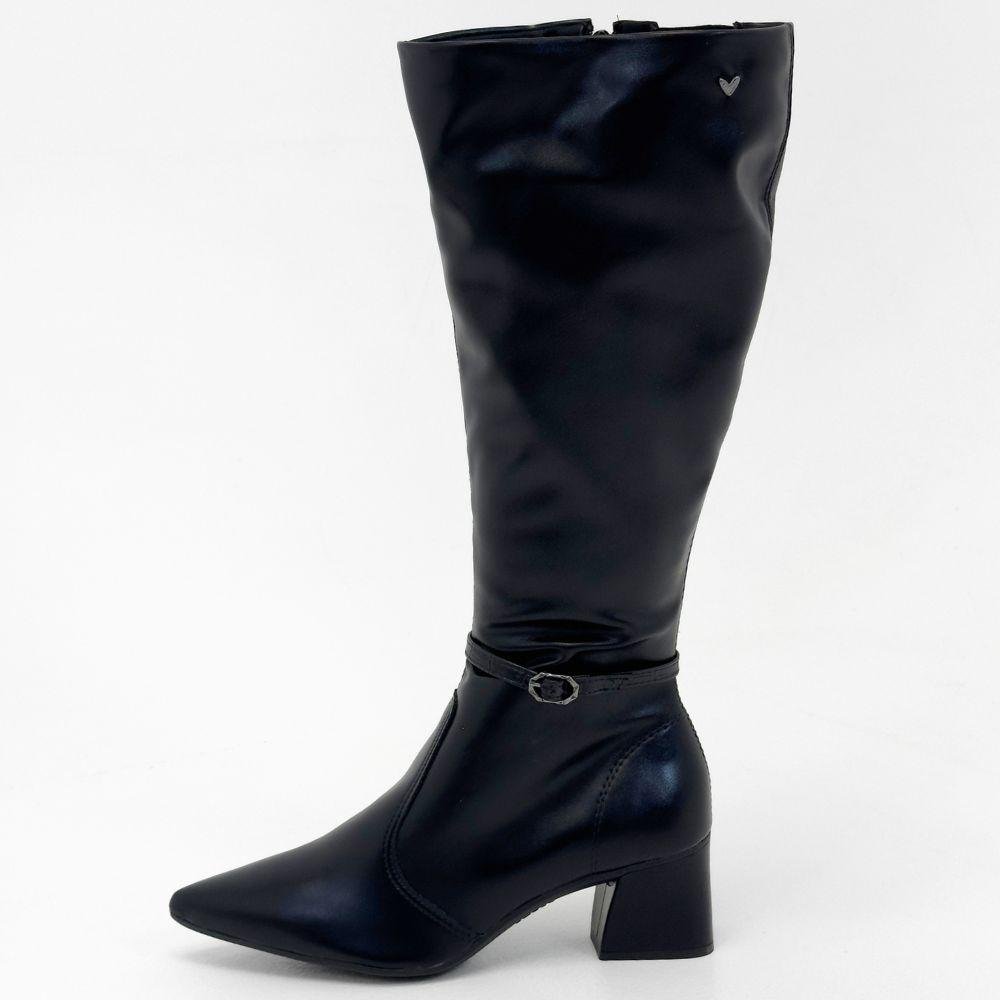 Bota Mississipi Cano Alto Salto Bloco Feminina