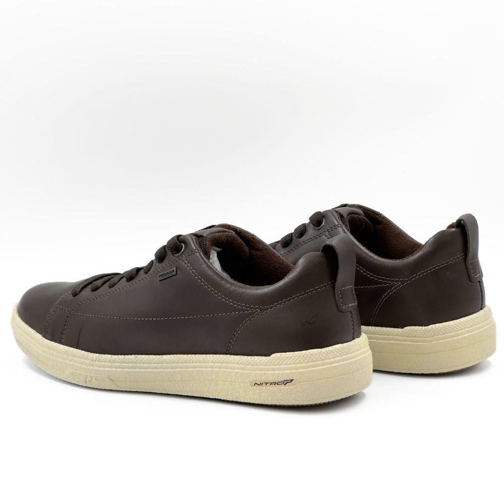 Sapatênis Pegada Casual com Cadarço Masculino Marrom 3