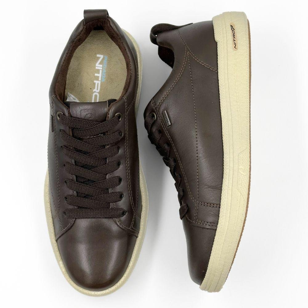 Sapatênis Pegada Casual com Cadarço Masculino Marrom 4