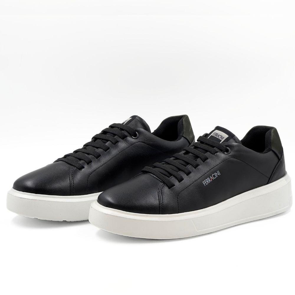 Sapatênis Ferracini Casual Flip com Cadarço Elástico Masculino Preto 2