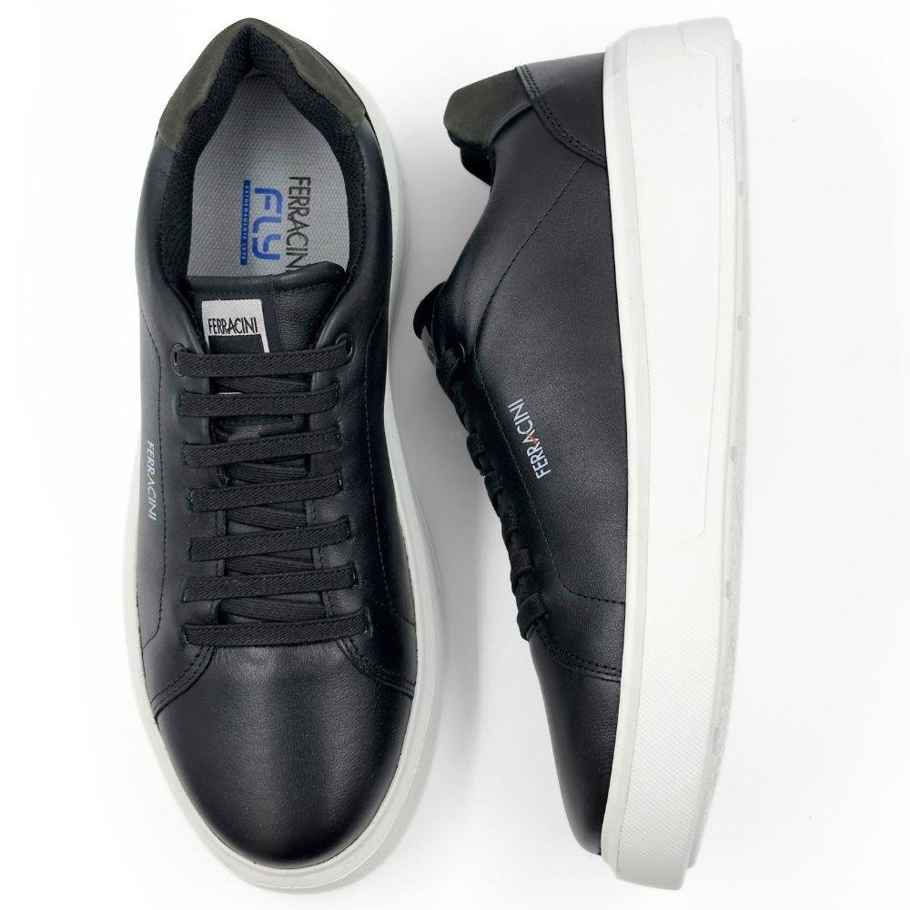 Sapatênis Ferracini Casual Flip com Cadarço Elástico Masculino Preto 4
