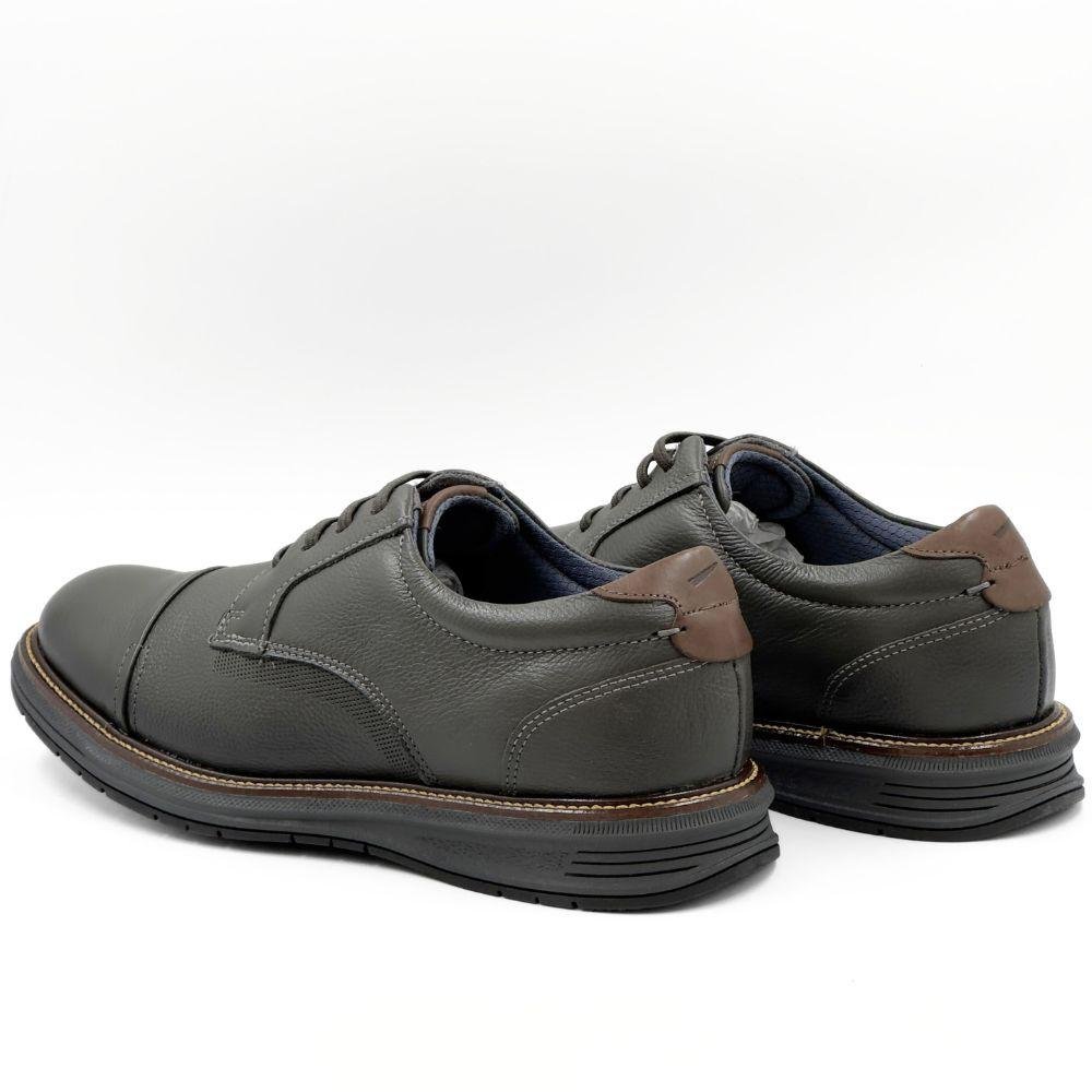 Sapato Ferracini Casual Austin com Cadarço Elástico Masculino Preto 3