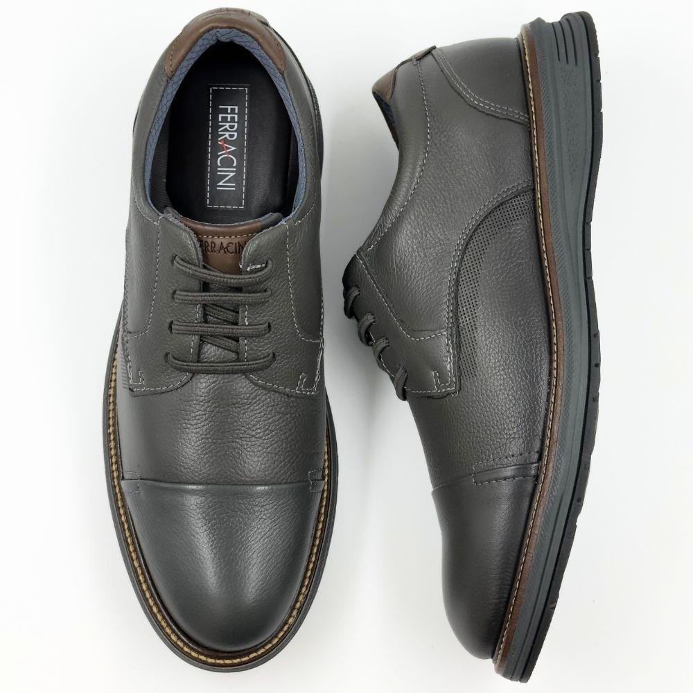 Sapato Ferracini Casual Austin com Cadarço Elástico Masculino Preto 4