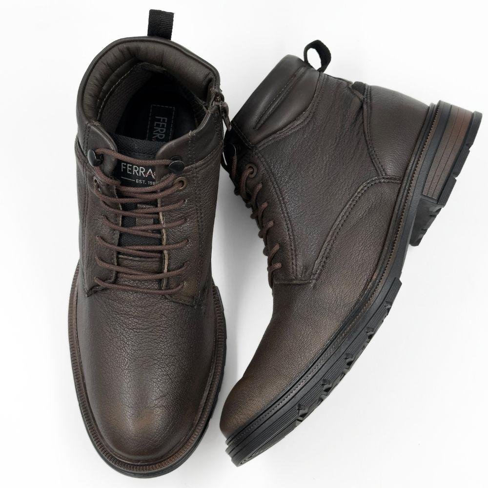 Bota Ferracini Tratorada Columbia com Cadarço Ferracini Marrom 4