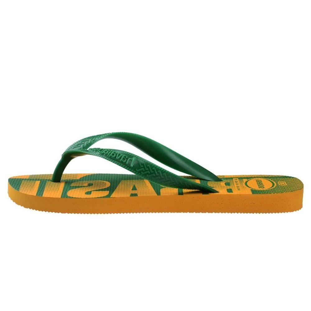 Chinelo Havaianas Top Vai Brasil Masculino Verde/Amarelo 3
