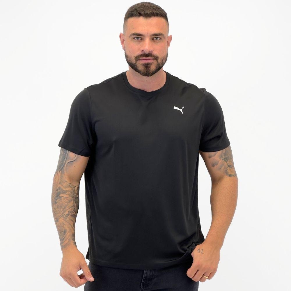 Camiseta Puma Dry Manga Curta Gola Redonda Masculina