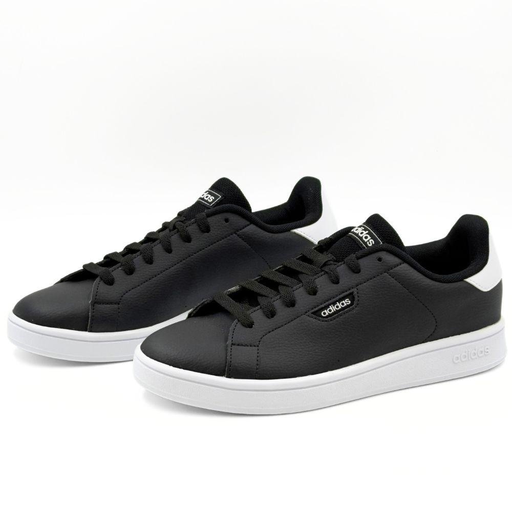 Tênis Adidas Casual Urban Court com Cadarço Masculino Preto 2