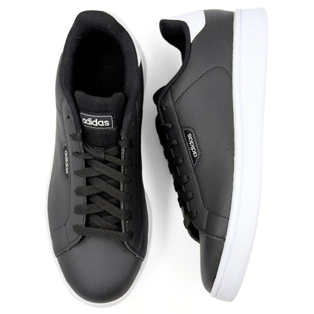 Tênis Adidas Casual Urban Court com Cadarço Masculino Preto 4